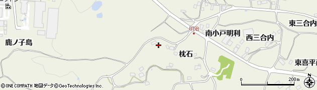 福島県福島市飯野町明治上野川田周辺の地図