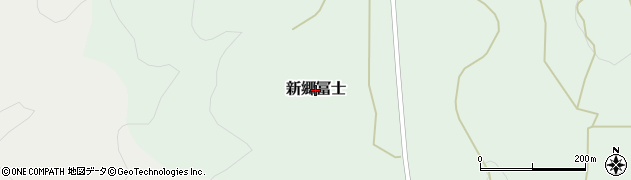 福島県西会津町（耶麻郡）新郷大字冨士周辺の地図