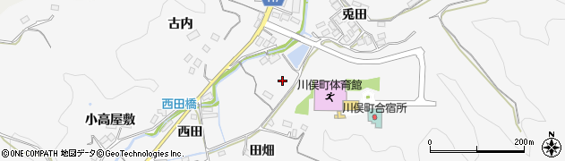 福島県川俣町（伊達郡）東福沢（万所内）周辺の地図