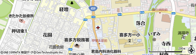 福島県喜多方市一丁目4588周辺の地図