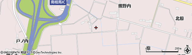 福島県南相馬市原町区信田沢（上信田）周辺の地図