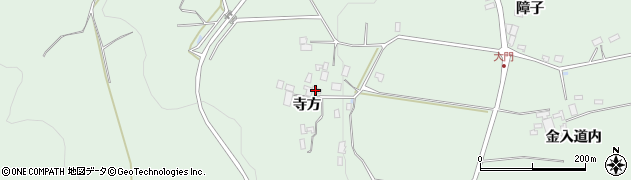 福島県福島市松川町水原寺方周辺の地図