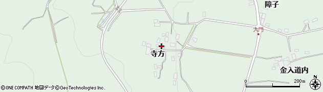 福島県福島市松川町水原（寺方）周辺の地図