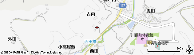 福島県伊達郡川俣町東福沢古内7周辺の地図