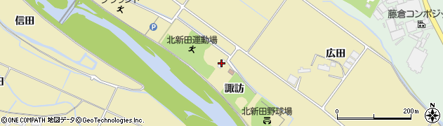 福島県南相馬市原町区北新田諏訪周辺の地図
