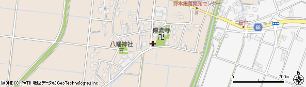 新潟県燕市野本周辺の地図