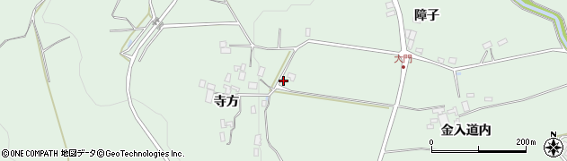 福島県福島市松川町水原（寺方前）周辺の地図