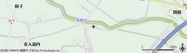 福島県福島市松川町水原赤沼周辺の地図