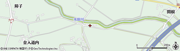 福島県福島市松川町水原（赤沼）周辺の地図