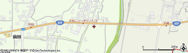 福島県喜多方市関柴町平林（古屋敷）周辺の地図