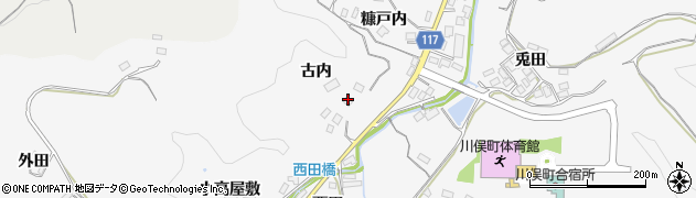 福島県伊達郡川俣町東福沢古内50周辺の地図