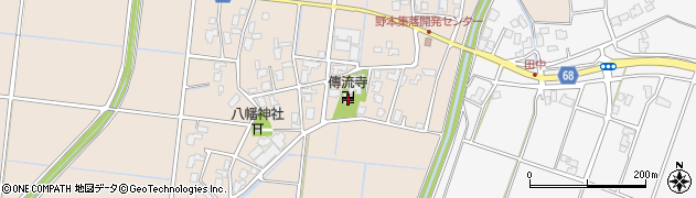 傅流寺周辺の地図