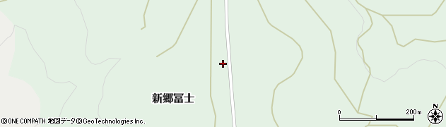 福島県西会津町（耶麻郡）新郷大字冨士（二本木）周辺の地図