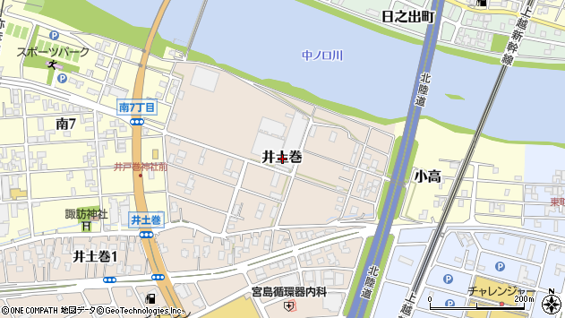 〒959-1232 新潟県燕市井土巻の地図