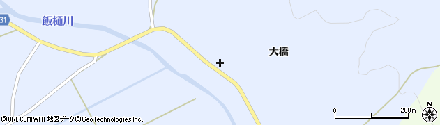 福島県相馬郡飯舘村飯樋大橋156周辺の地図