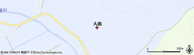 福島県相馬郡飯舘村飯樋大橋周辺の地図