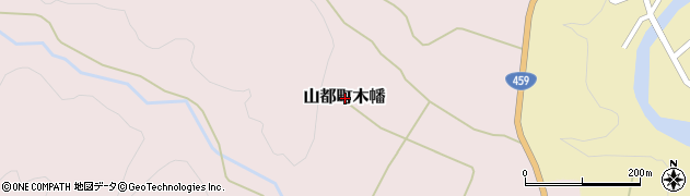 福島県喜多方市山都町木幡周辺の地図