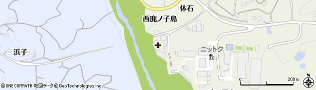 福島県福島市飯野町明治（西鹿ノ子島）周辺の地図