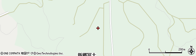 福島県西会津町（耶麻郡）新郷大字冨士（釜田）周辺の地図