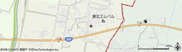 福島県喜多方市関柴町下柴市道上周辺の地図