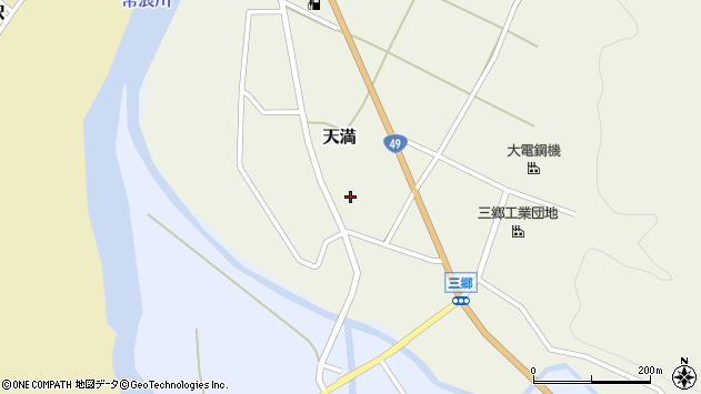 〒959-4411 新潟県東蒲原郡阿賀町天満の地図