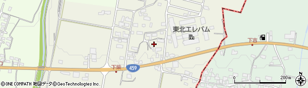 福島県喜多方市関柴町下柴東住周辺の地図