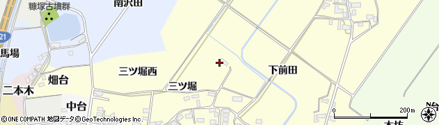 福島県喜多方市岩月町橿野三ツ堀1290周辺の地図