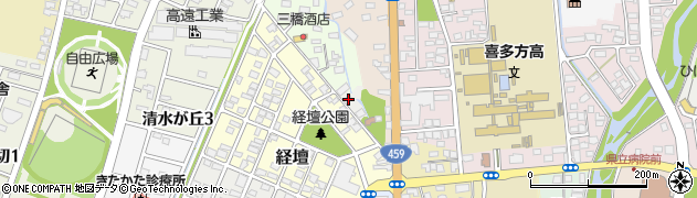 福島県喜多方市経壇東6727周辺の地図