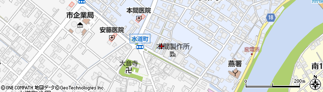 吉田センター燕タクシー周辺の地図