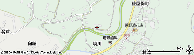福島県福島市飯野町大久保（中田）周辺の地図