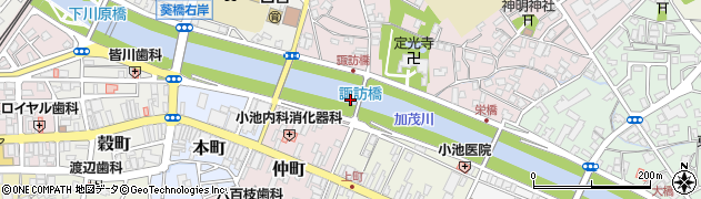 諏訪橋周辺の地図