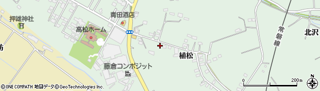 福島県南相馬市原町区上北高平（植松）周辺の地図