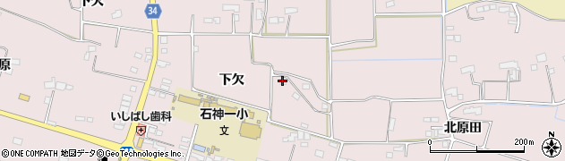 福島県南相馬市原町区深野（下欠）周辺の地図