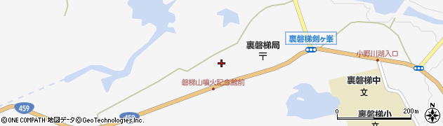磐梯山噴火記念館周辺の地図