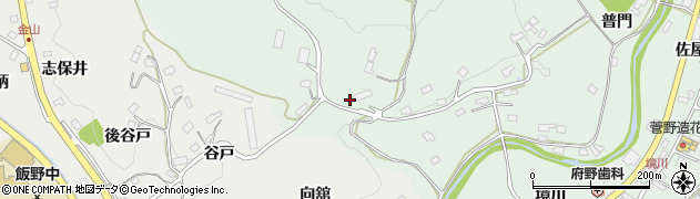 福島県福島市飯野町大久保（稲場）周辺の地図
