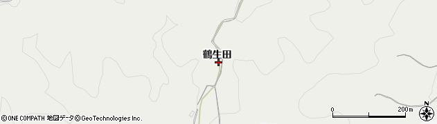 福島県川俣町（伊達郡）鶴沢（鶴生田）周辺の地図