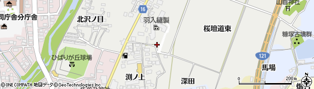 福島県喜多方市岩月町喜多方渕ノ上89周辺の地図