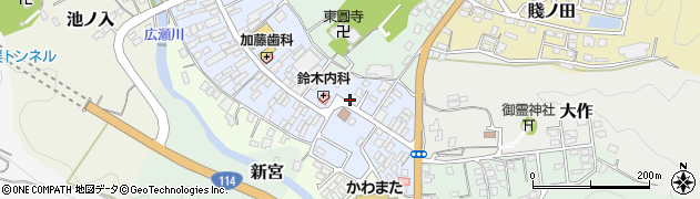 三浦衣料店周辺の地図