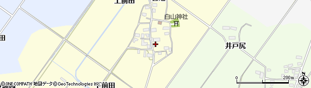 福島県喜多方市岩月町橿野白山前周辺の地図