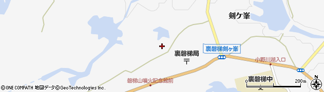 会津森林管理署小野川森林事務所周辺の地図