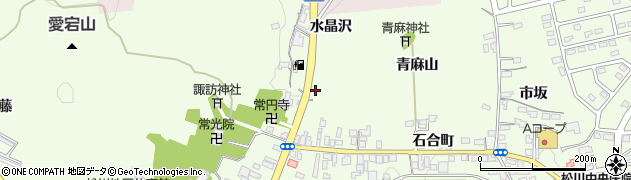 福島県福島市松川町水晶沢7周辺の地図