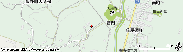 福島県福島市飯野町大久保32周辺の地図