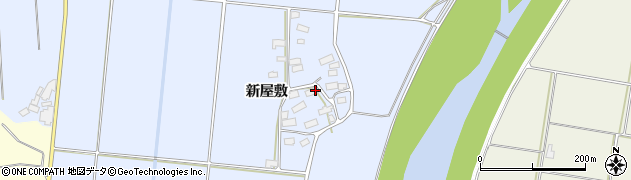 福島県喜多方市上三宮町吉川（新屋敷）周辺の地図
