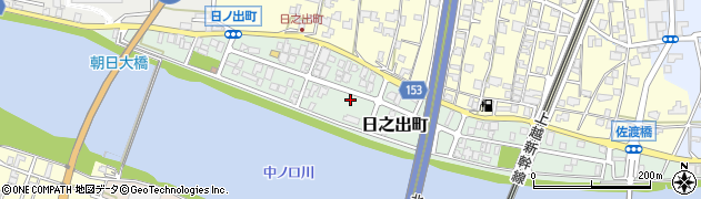 新潟県燕市日之出町周辺の地図