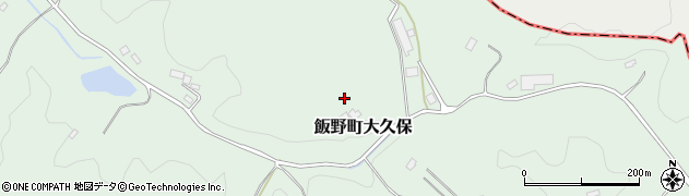 福島県福島市飯野町大久保古地上周辺の地図