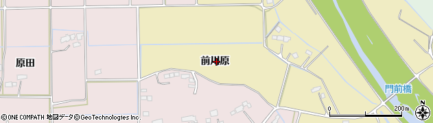 福島県南相馬市原町区北新田（前川原）周辺の地図