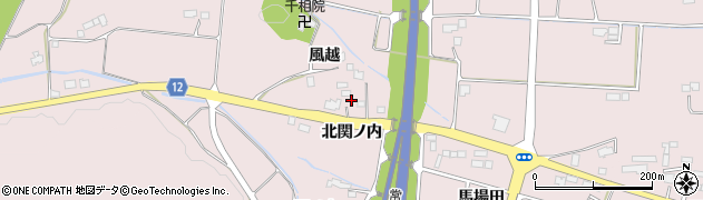 福島県南相馬市原町区信田沢（北関ノ内）周辺の地図