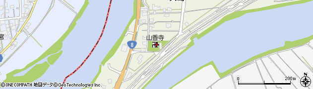 山香寺周辺の地図