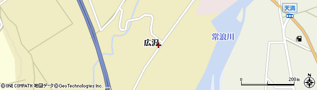 新潟県東蒲原郡阿賀町広沢105周辺の地図