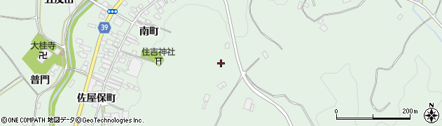 福島県福島市飯野町大久保（西佐屋戸）周辺の地図